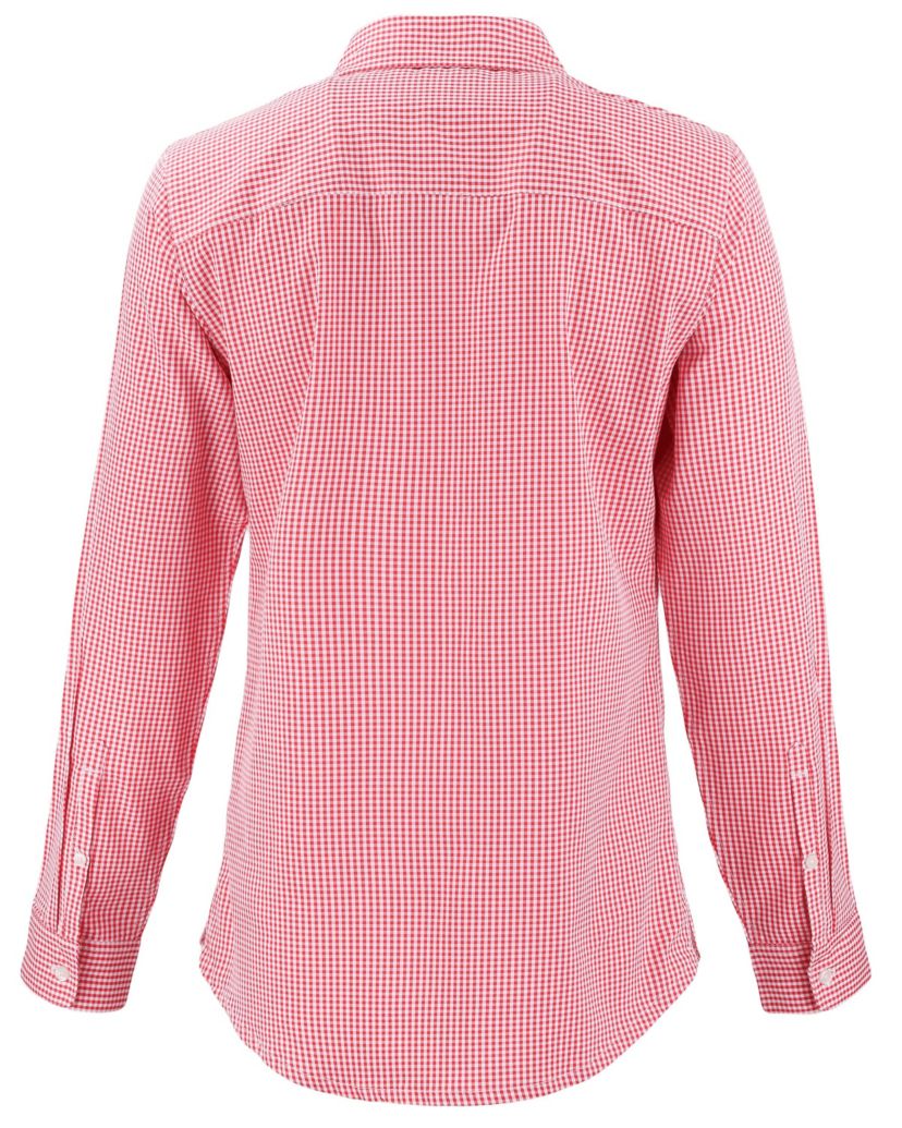 Cutter & Buck Skyline Epic Confidence Recycled Gingham Womens Long Sleeve Dress Shirt
