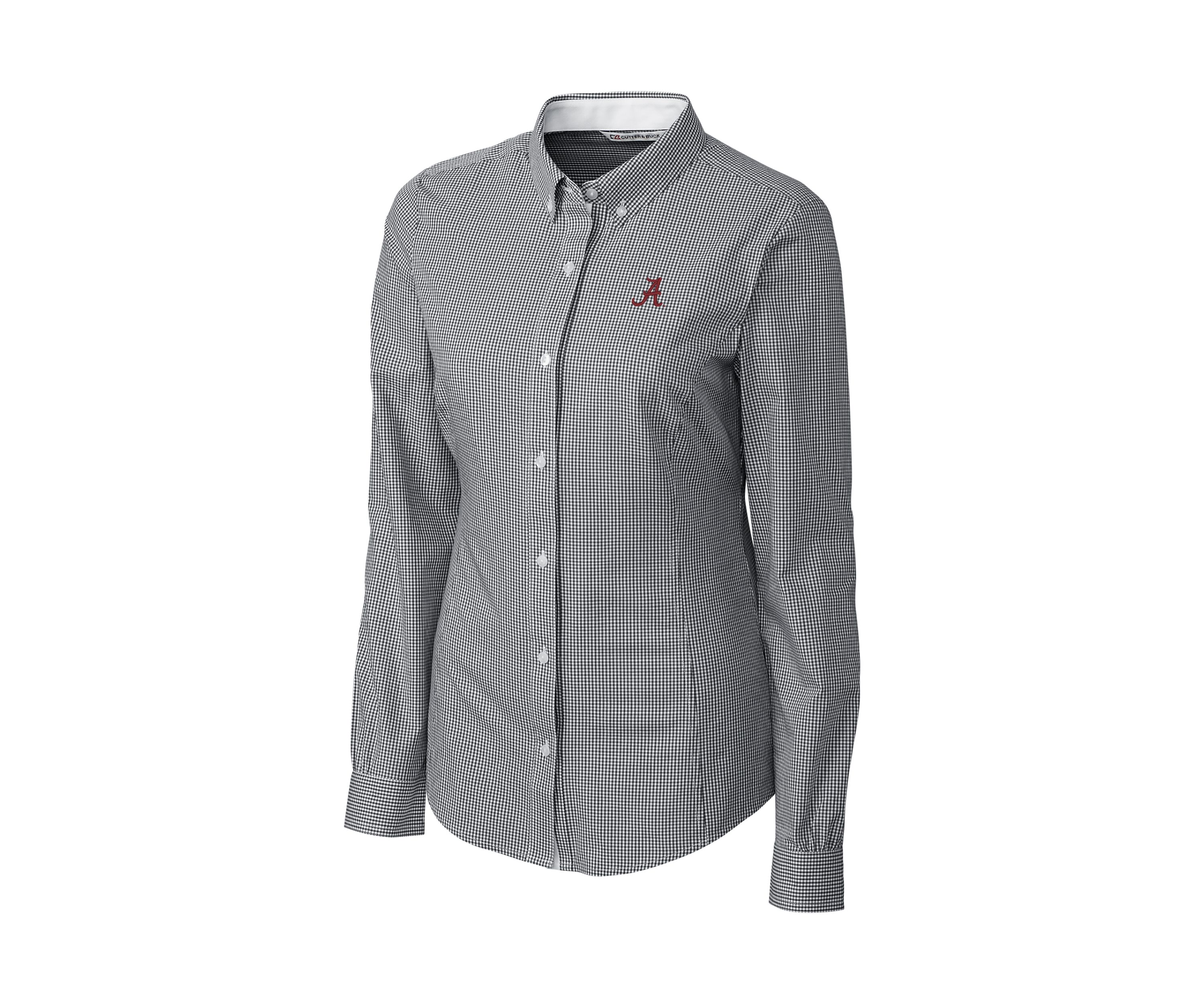  NCAA Alabama Crimson Tide Long Sleeve Epic Easy Care Gingham Shirt 