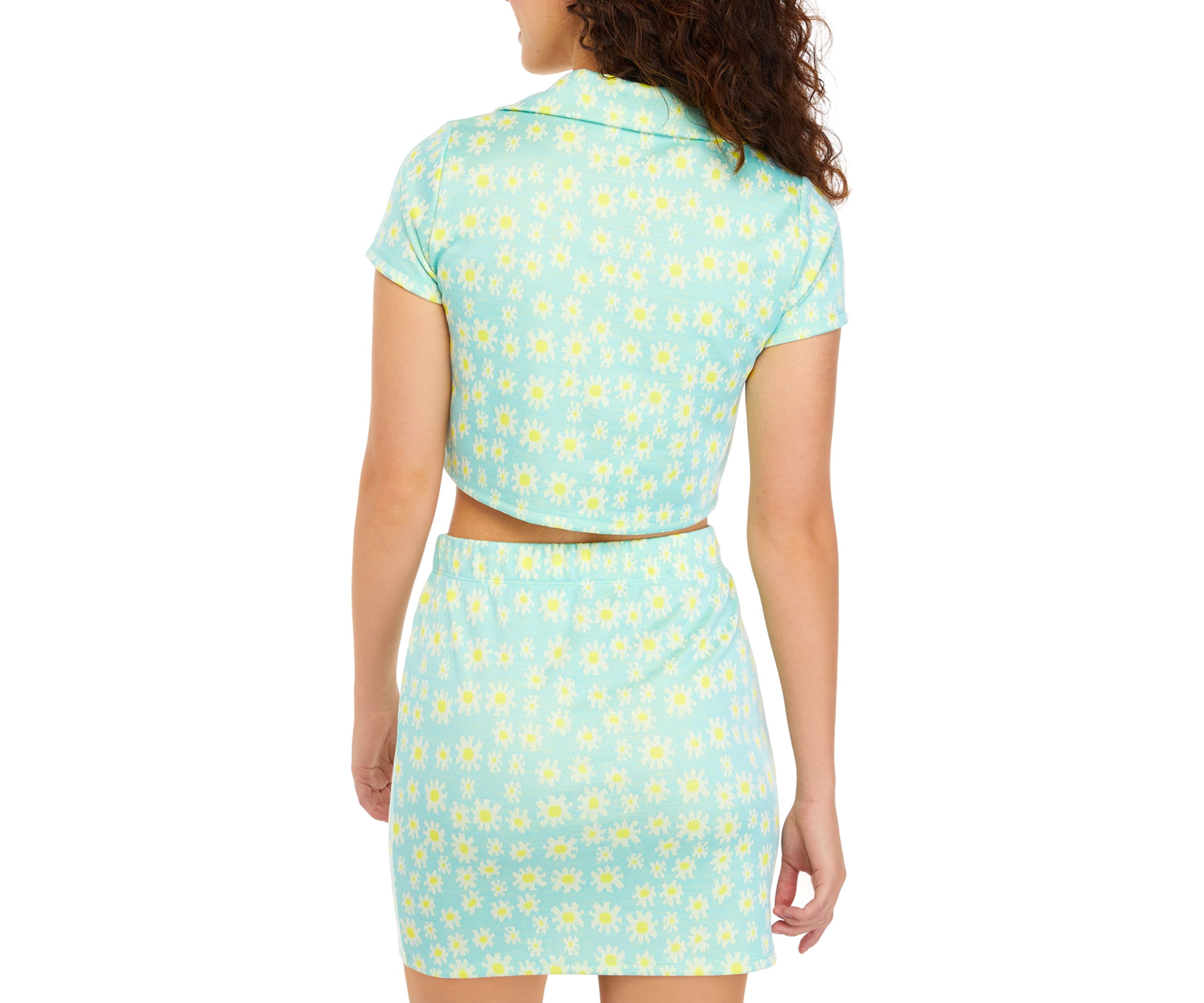 Juniors Collared Ponte Top