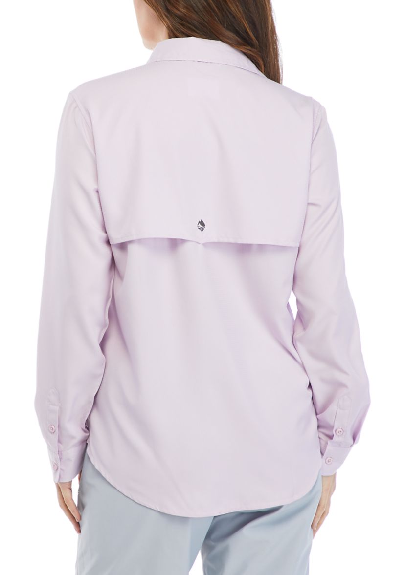 Womens Convertible Long Sleeve Fishing Shirt