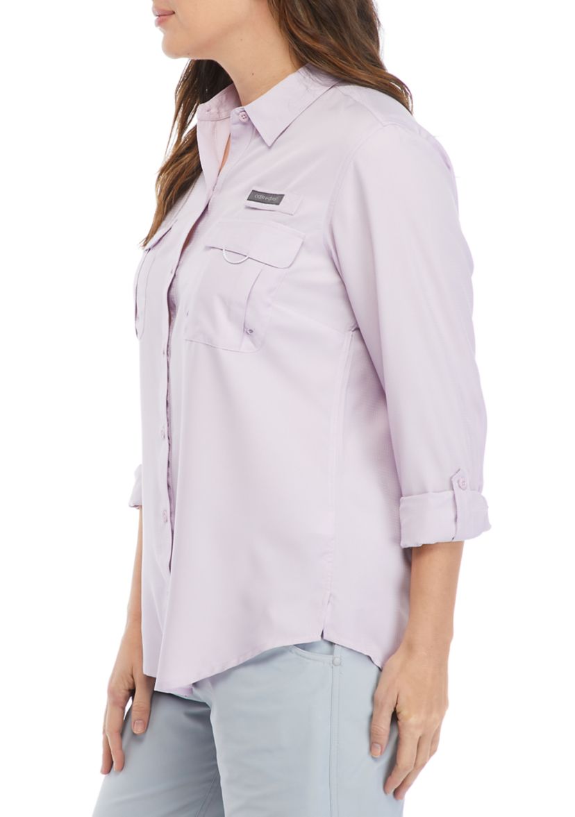 Womens Convertible Long Sleeve Fishing Shirt