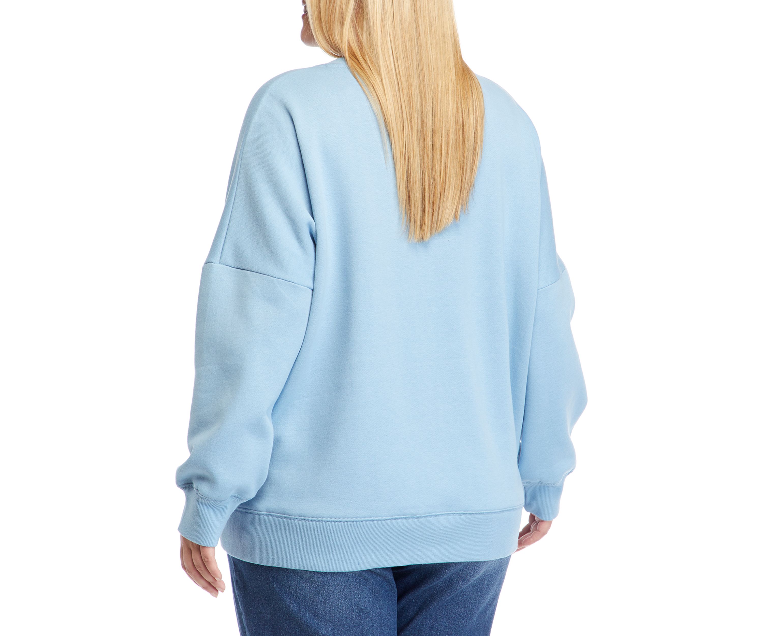 Soft Shop Plus Size Virtual Happy Hour Sweatshirt