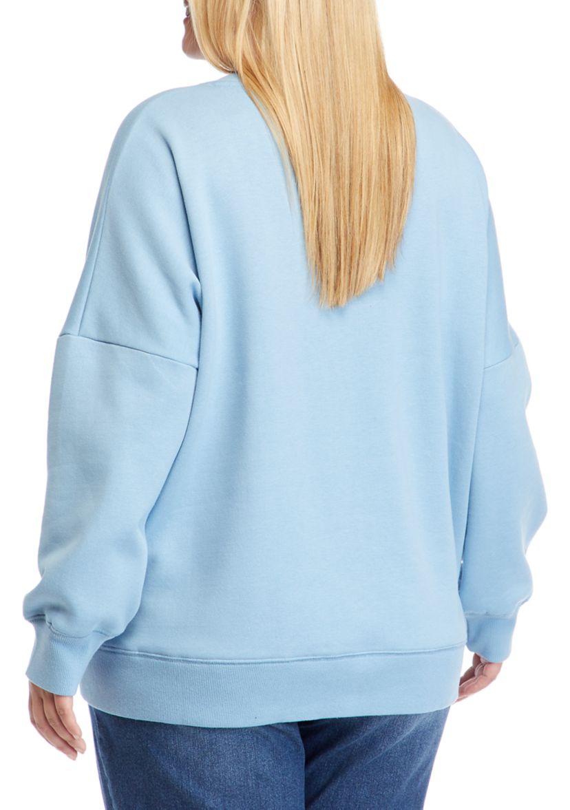 Soft Shop Plus Size Virtual Happy Hour Sweatshirt