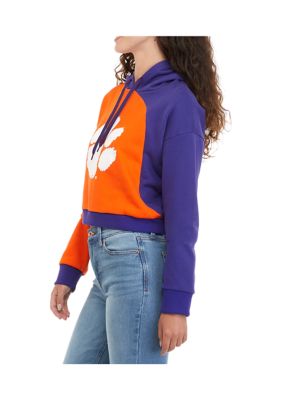 NCAA Clemson Tigers Color Block Logo Graphic Hoodie