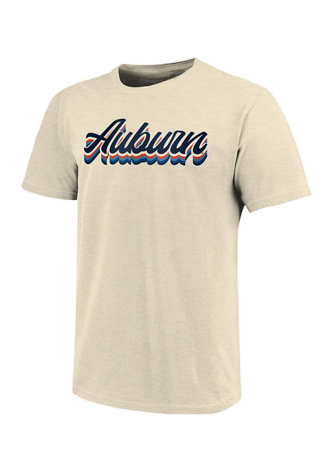 Image One NCAA Auburn Tigers Tri-Color Script T-Shirt