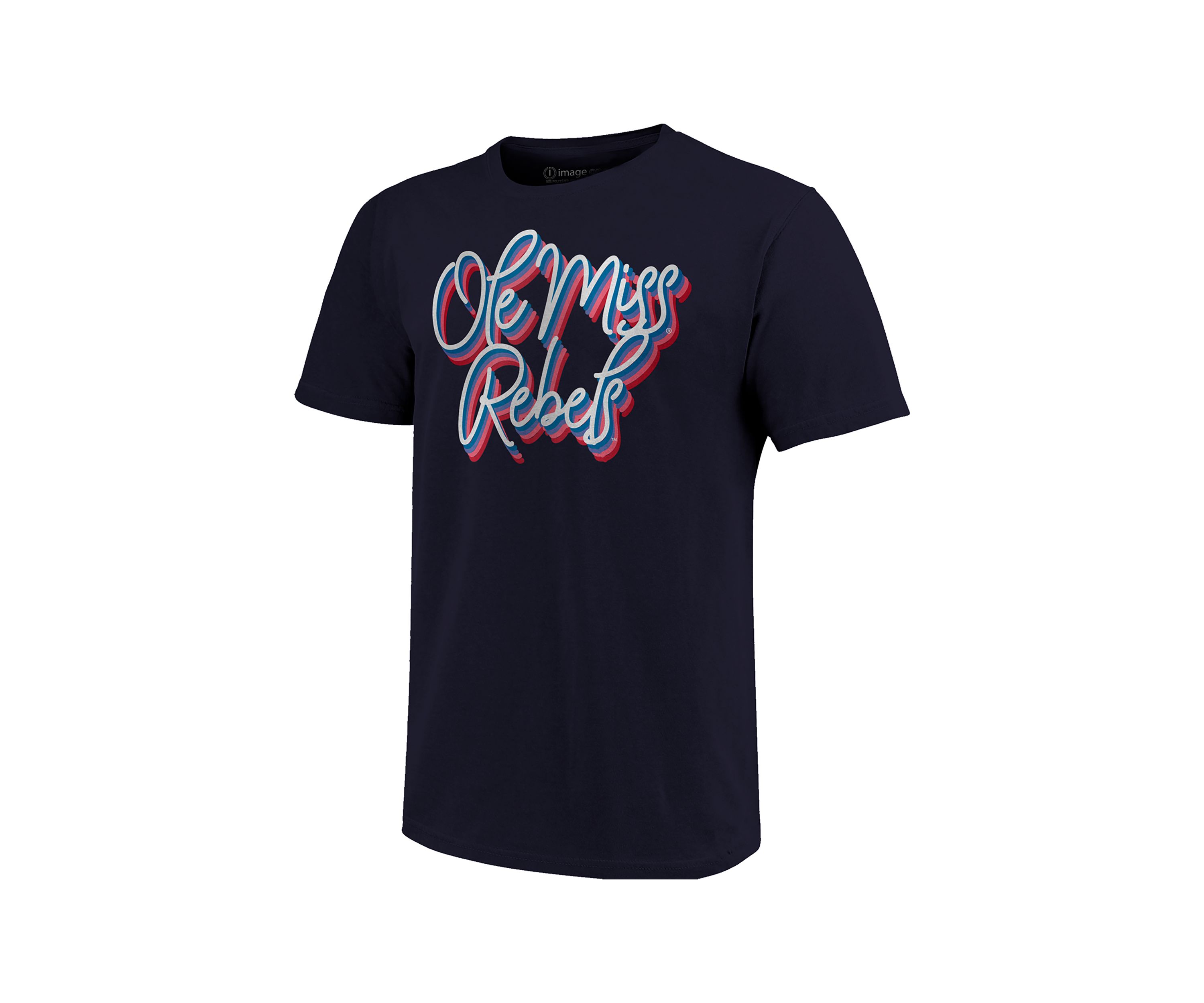 NCAA Ole Miss Rebels Rainbow Girl Script T-Shirt