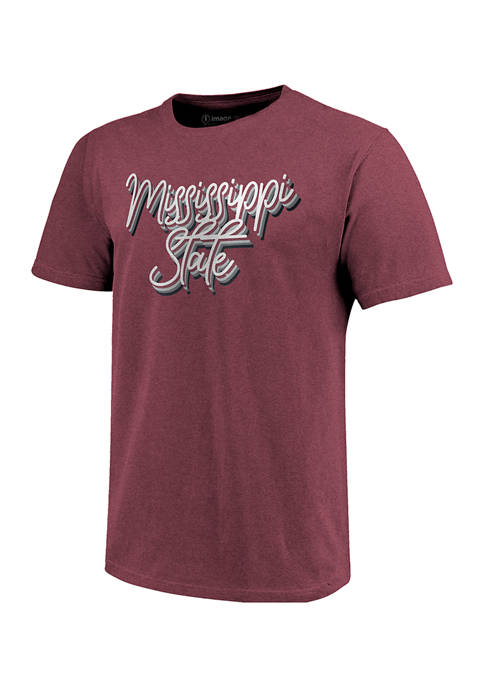 NCAA Mississippi State Bulldogs Rainbow Girl Script T-Shirt