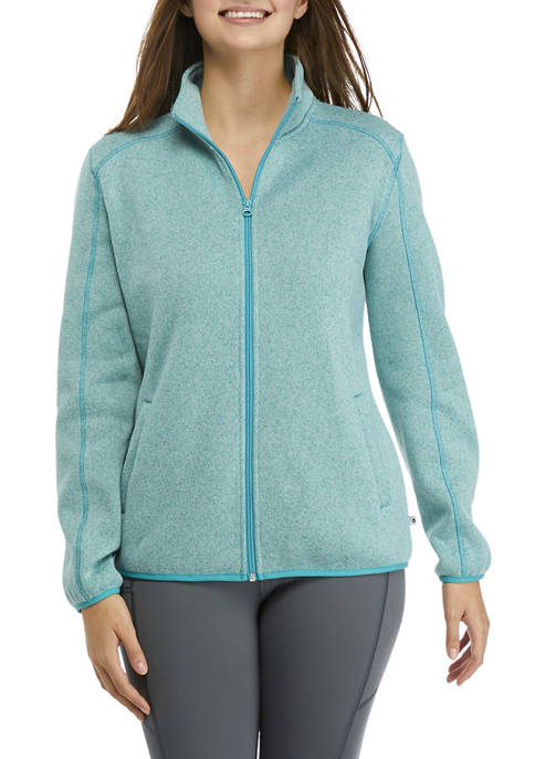 Ocean + Coast® Womens Zip Up Sweater Jacket
