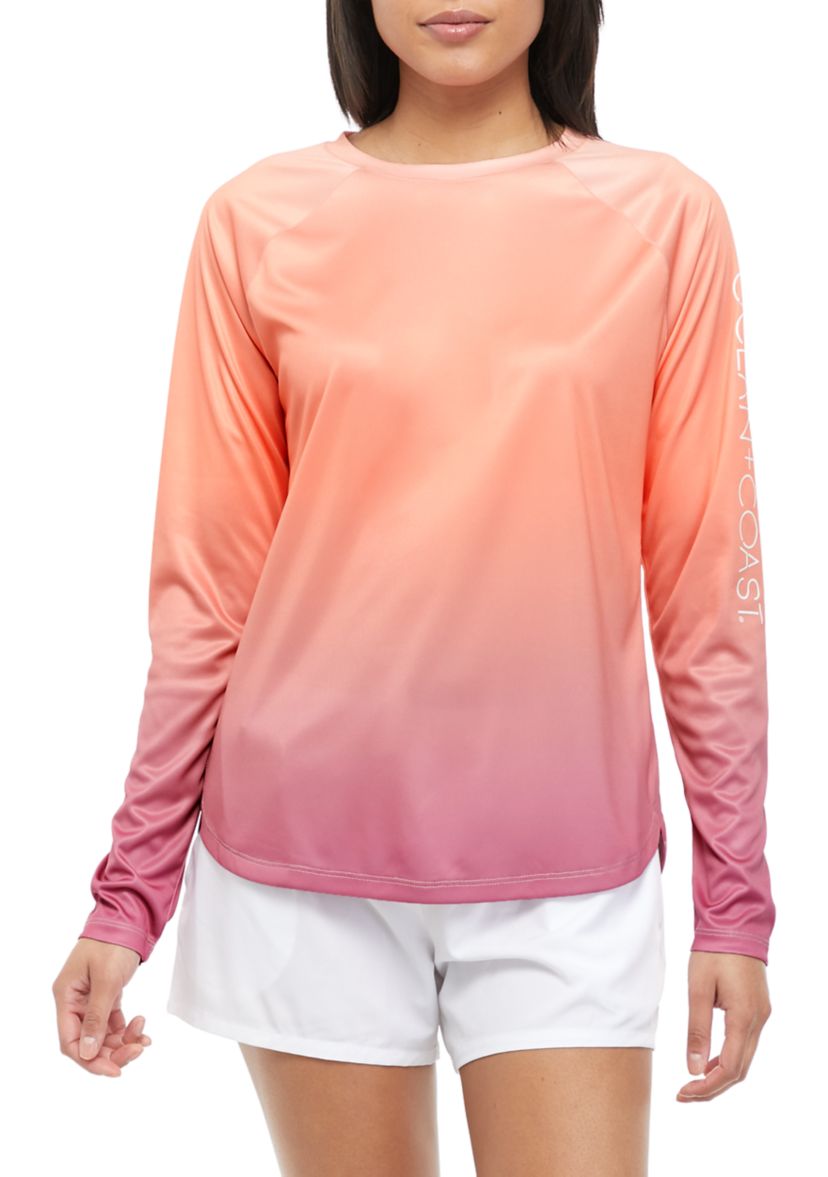 Womens Long Sleeve UPF Knit Rash Guard
