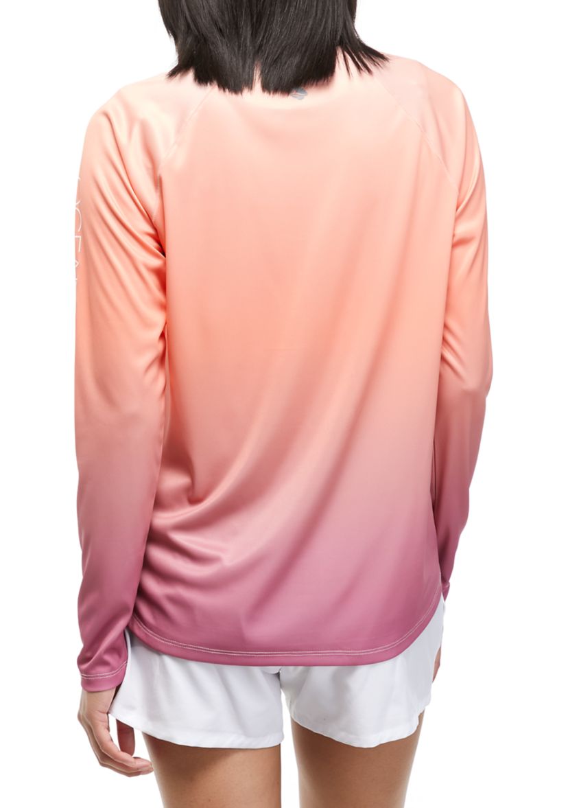 Womens Long Sleeve UPF Knit Rash Guard