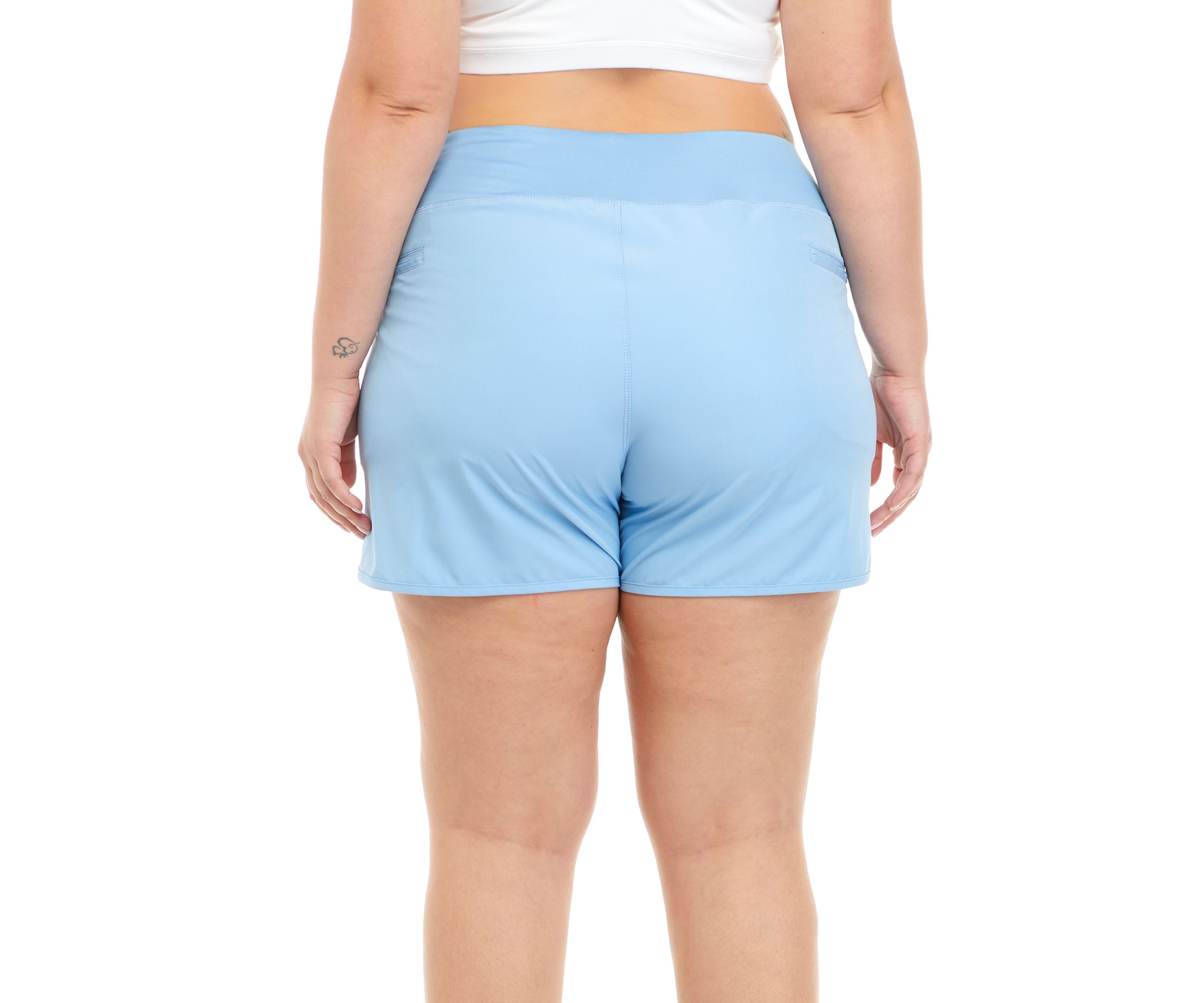 Plus Size Woven Pull On Shorts 