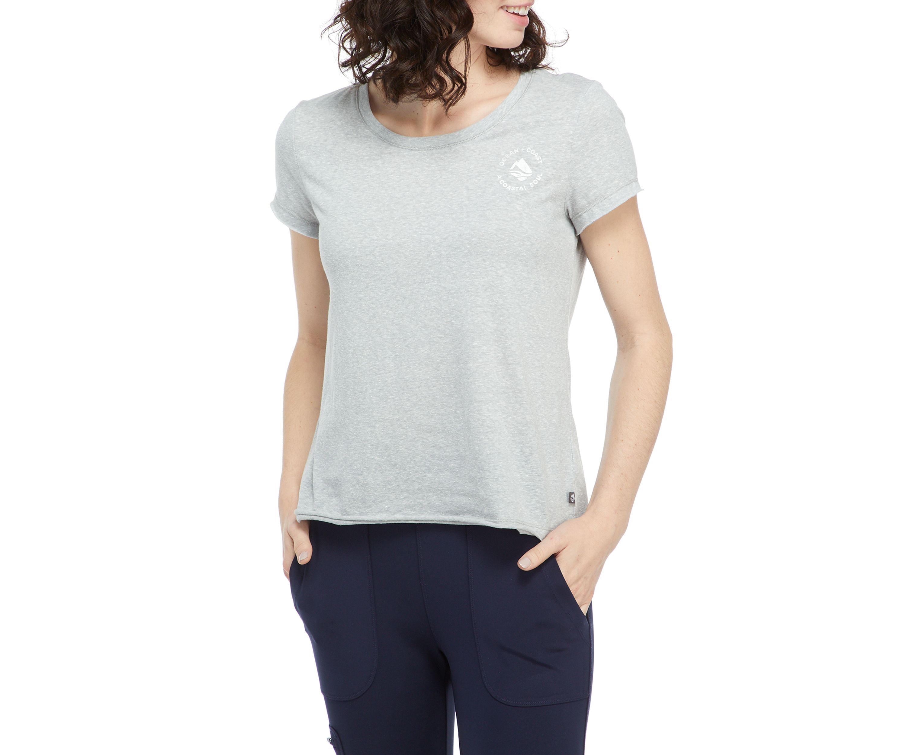 Womens Short Sleeve Cotton Graphic T-Shirt
