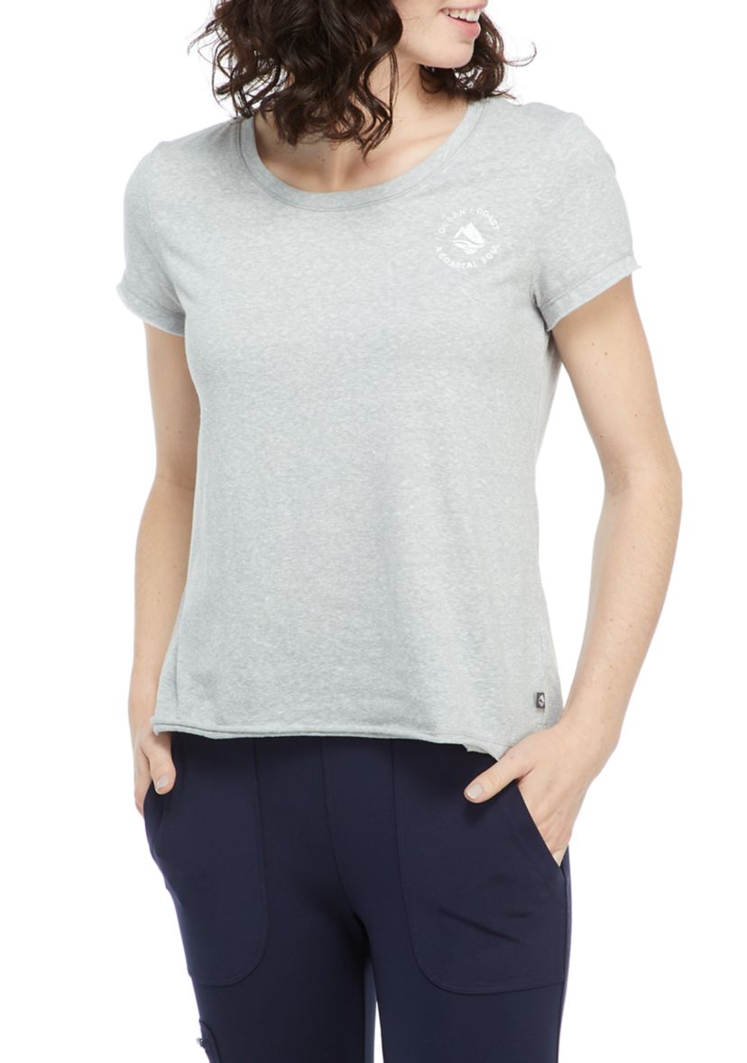 Womens Short Sleeve Cotton Graphic T-Shirt