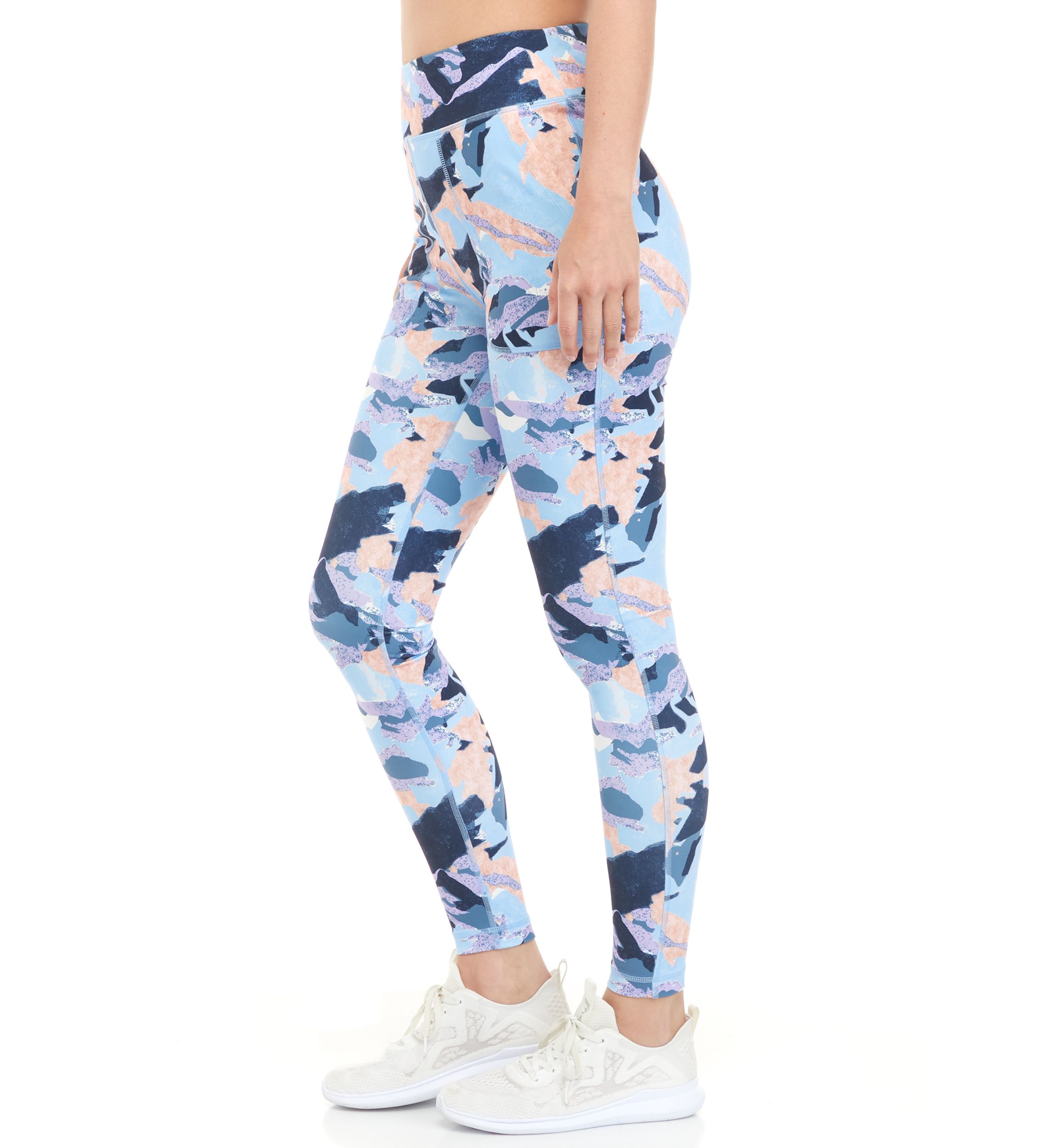 Womens Printed Cargo Leggings