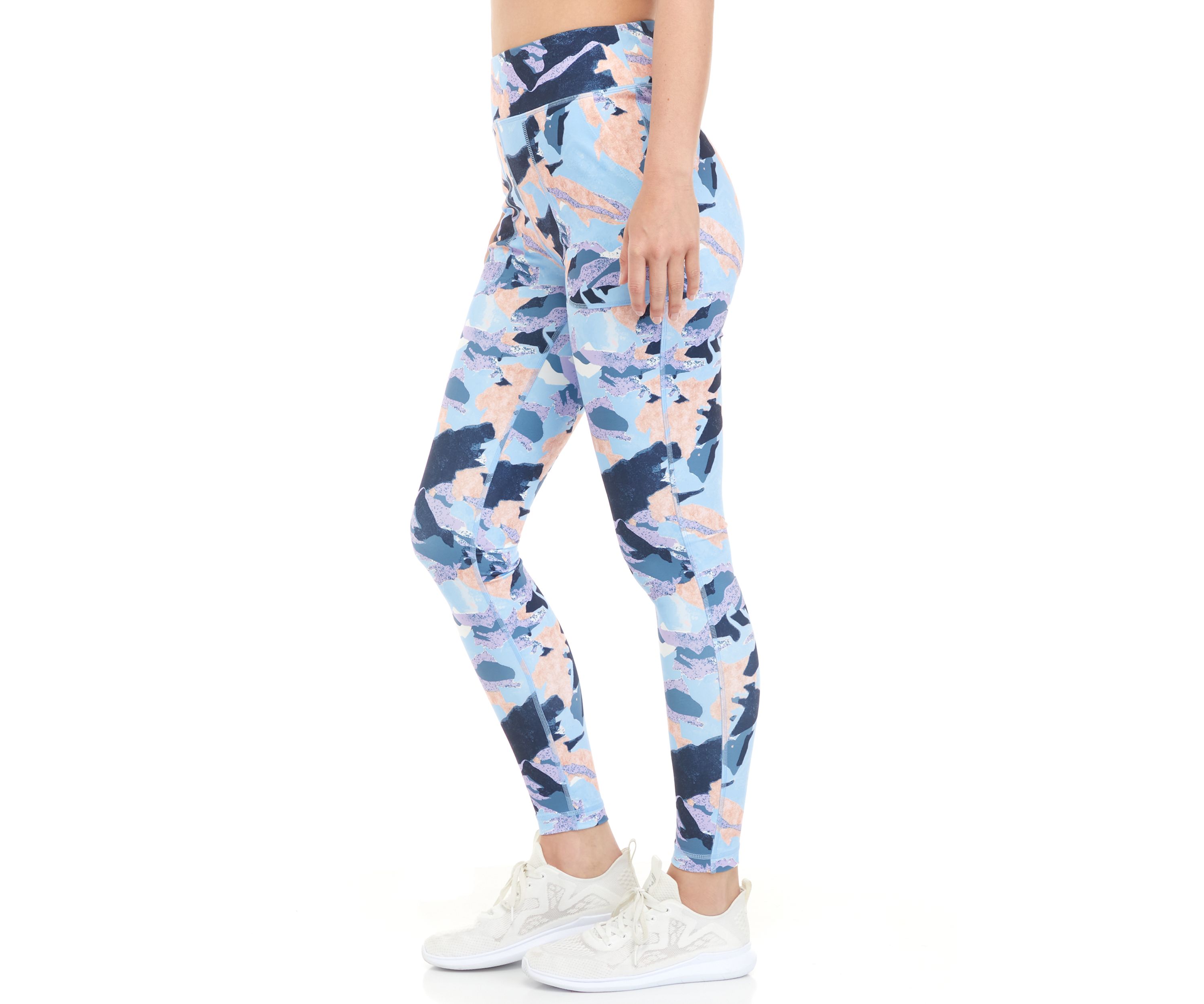 Womens Printed Cargo Leggings