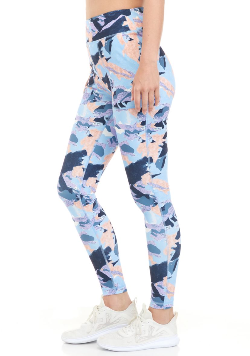 Womens Printed Cargo Leggings