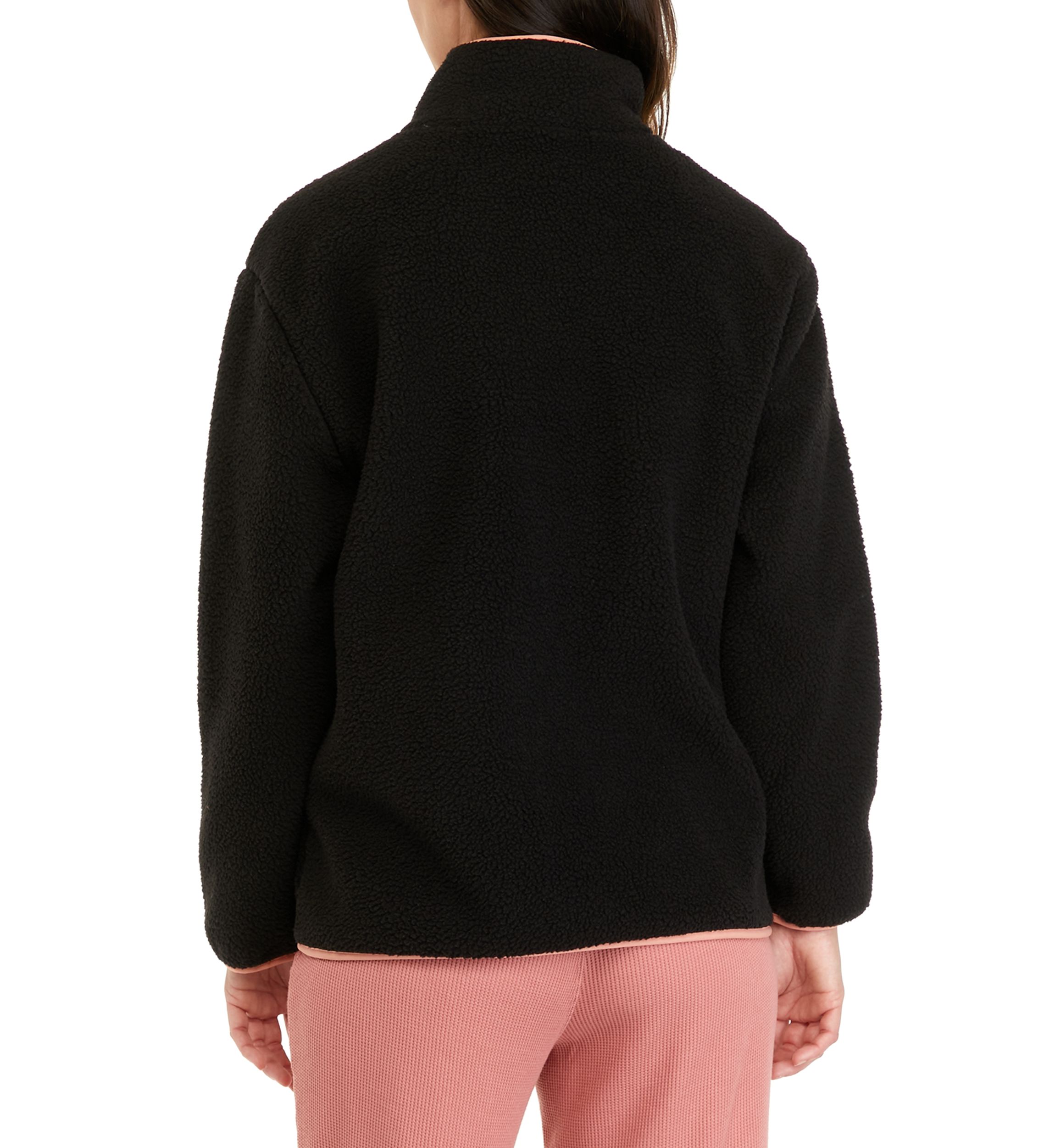 Womens Sherpa Full Zip Jacket