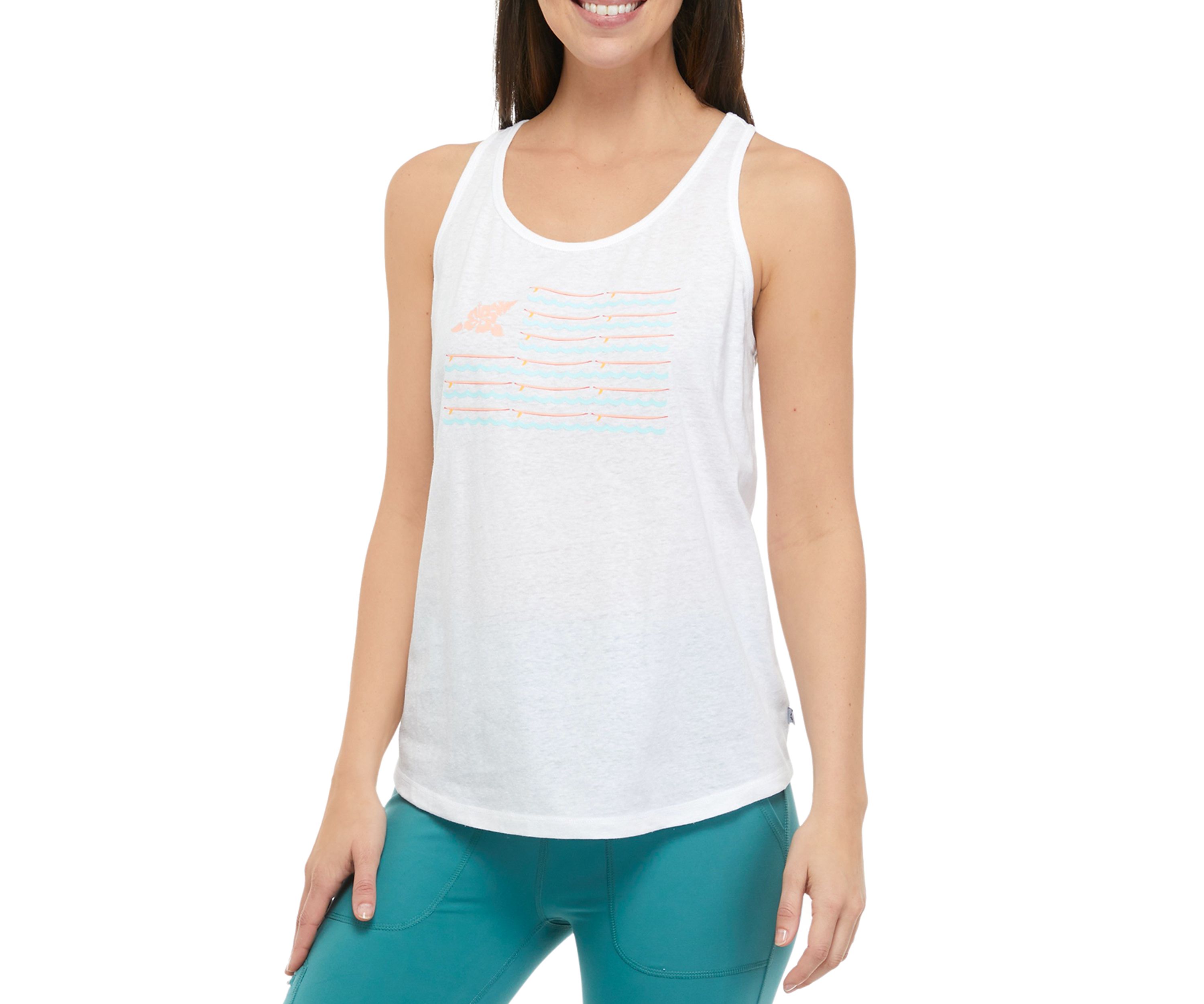 Womens Graphic Racerback Tank