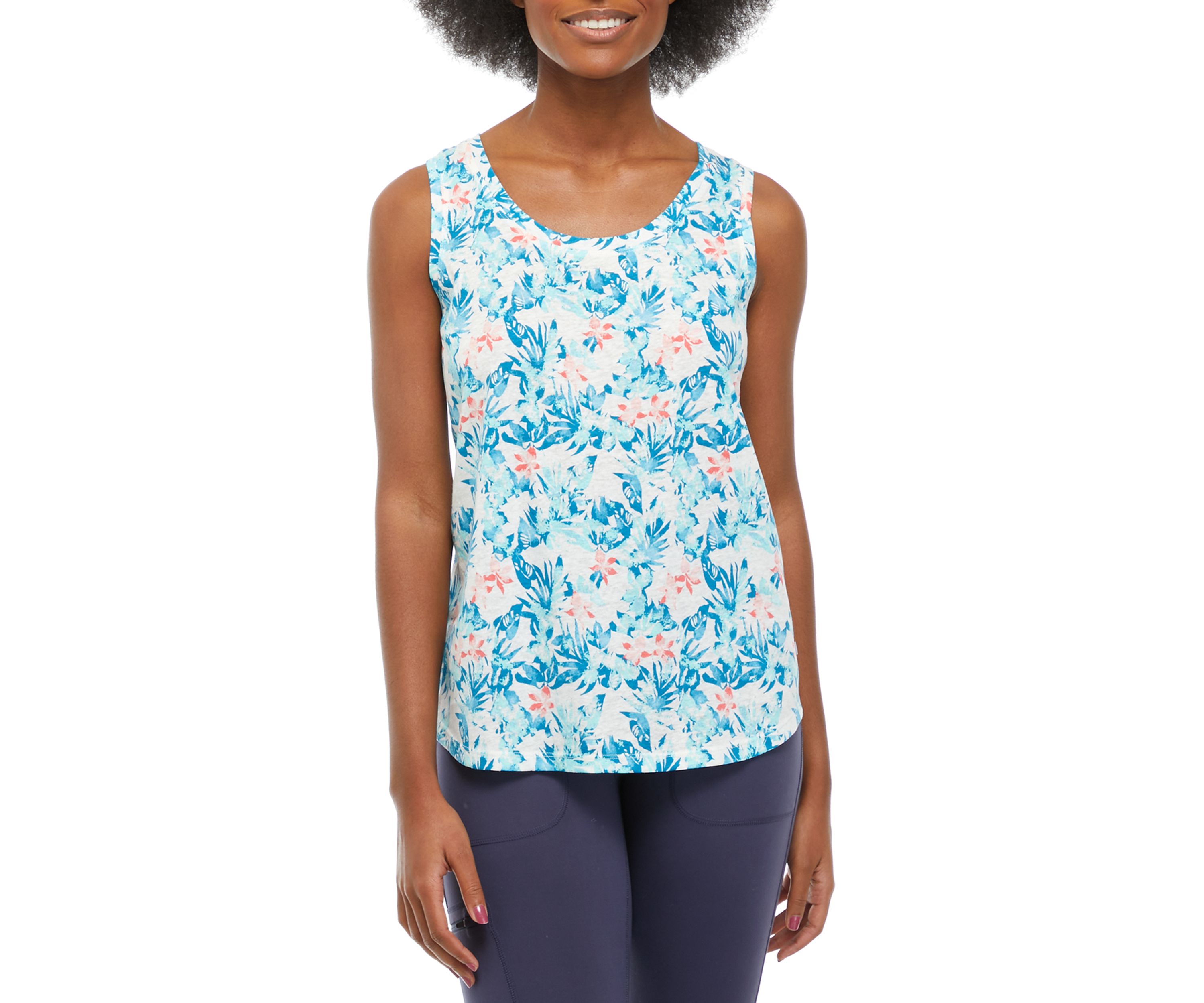 Womens Tribal Print Racerback Tank Top