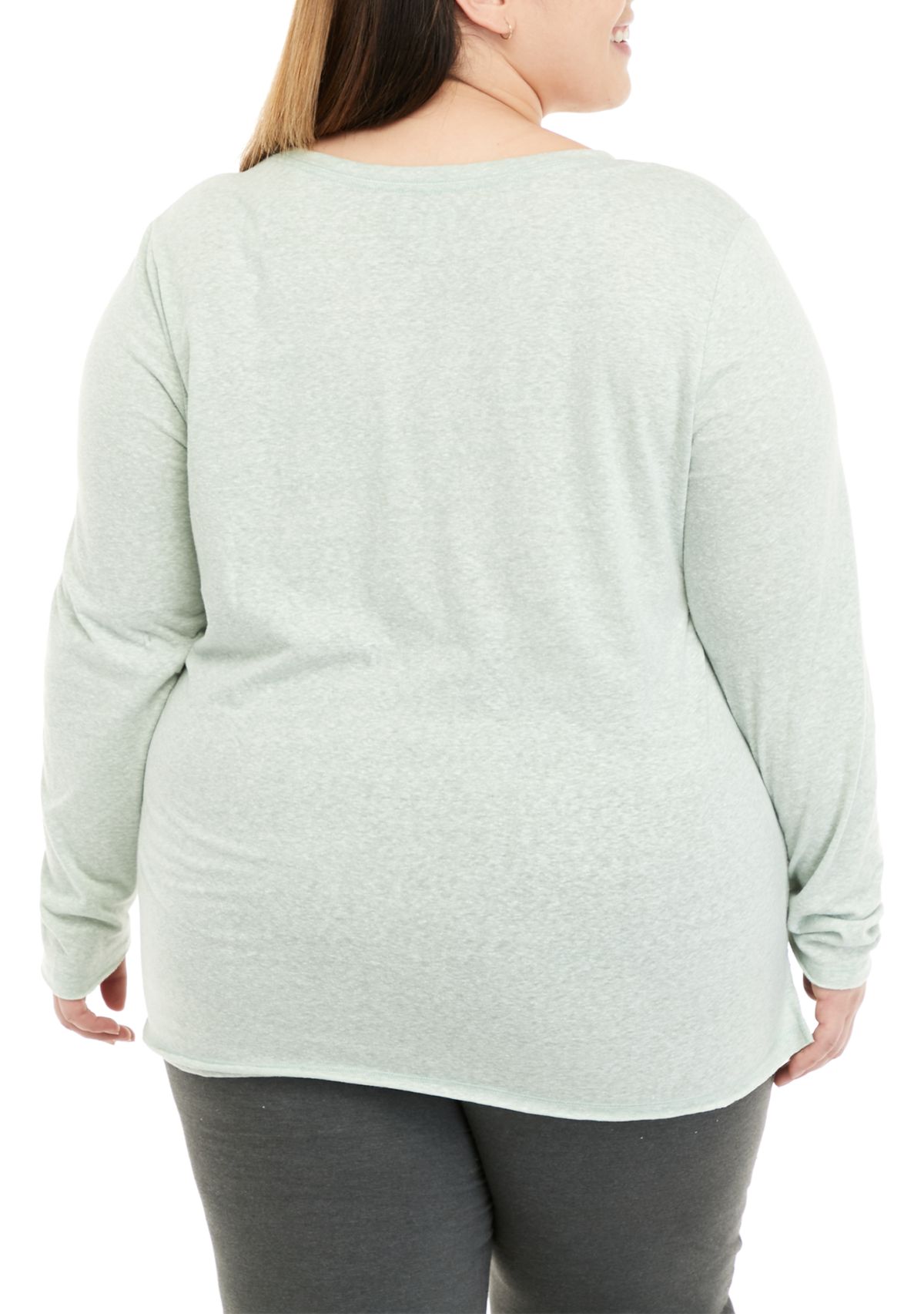 Plus Size Long Sleeve Graphic T-Shirt