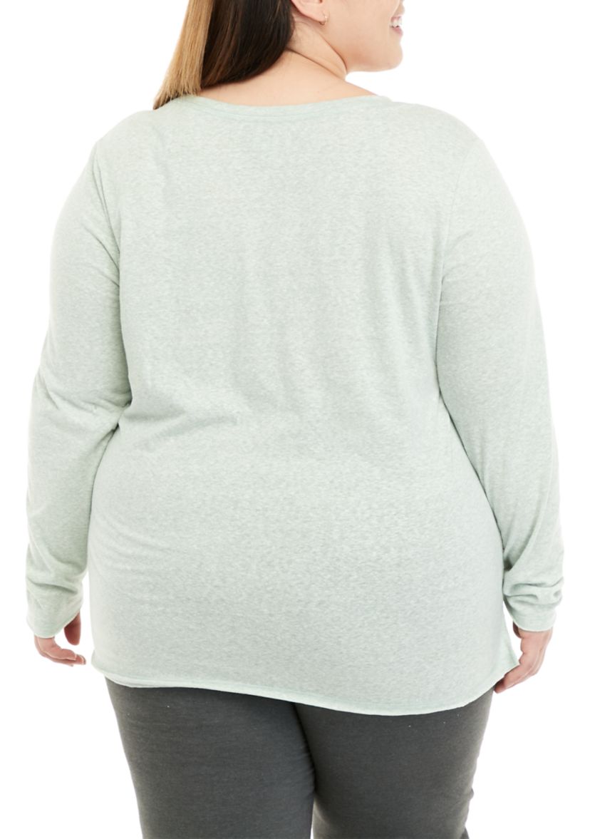 Plus Size Long Sleeve Graphic T-Shirt