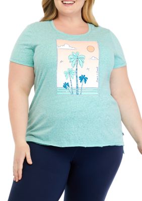 Womens plus size graphic hot sale tees