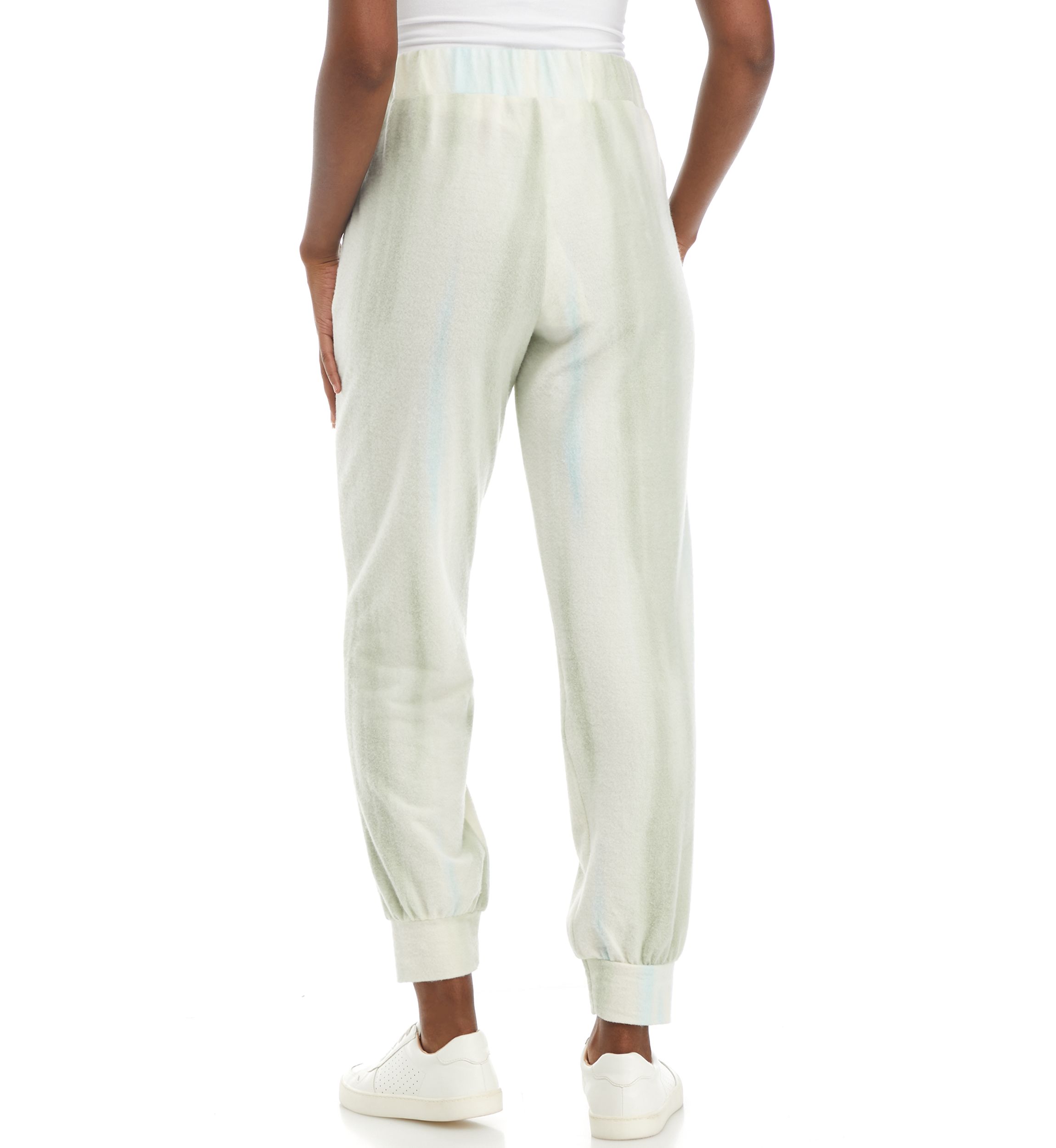Womens Brushed Hacci Printed Joggers