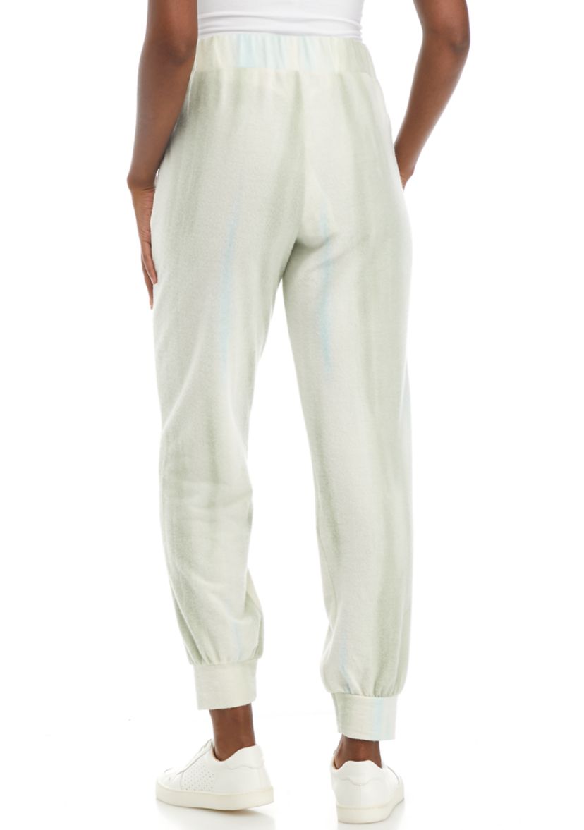 Womens Brushed Hacci Printed Joggers