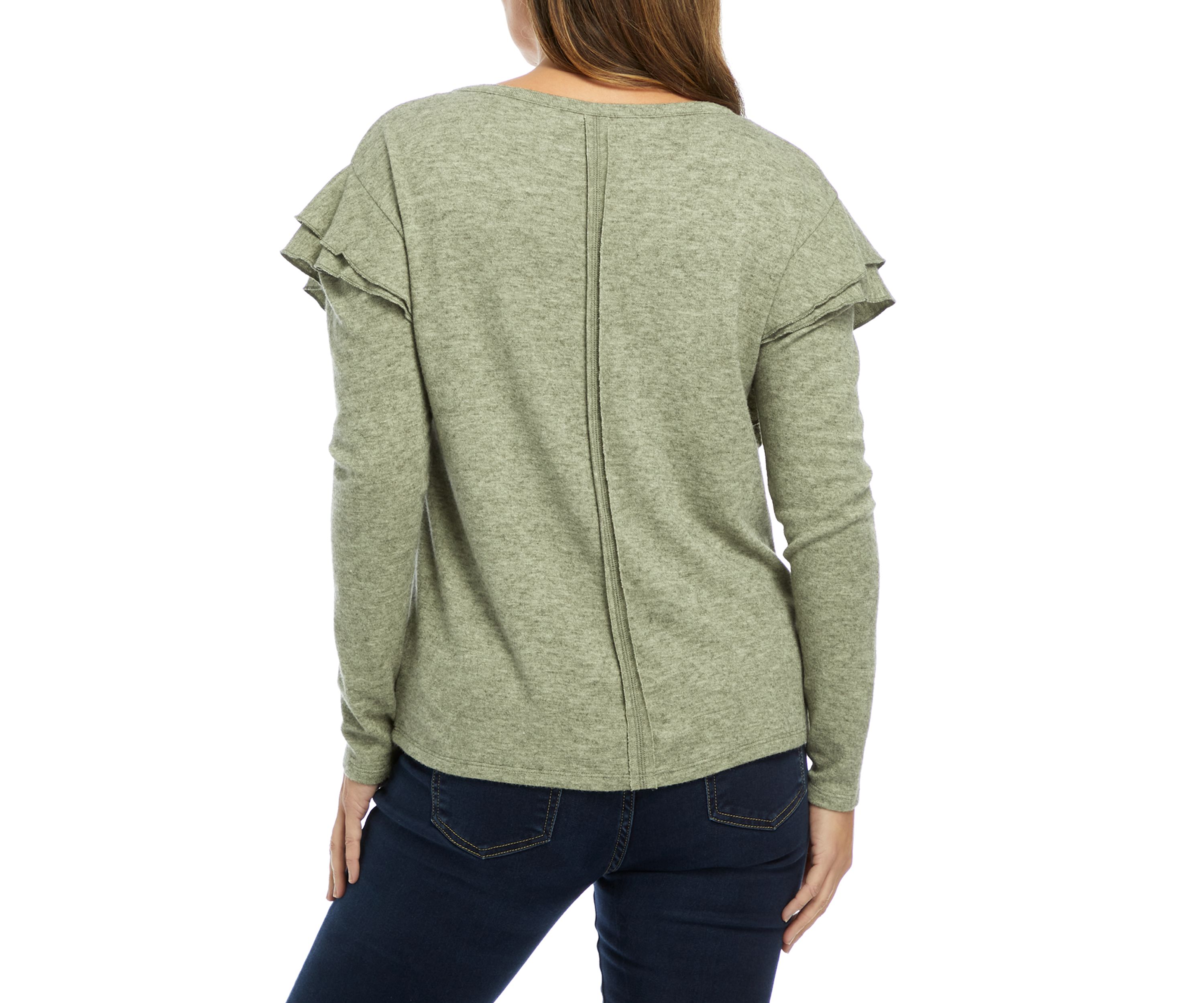 Ruffled Long Sleeve Top 