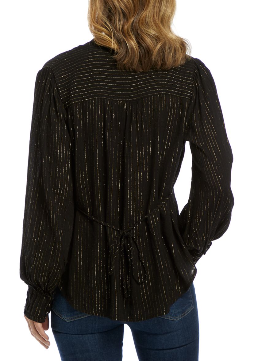 Pintuck Henley Top 