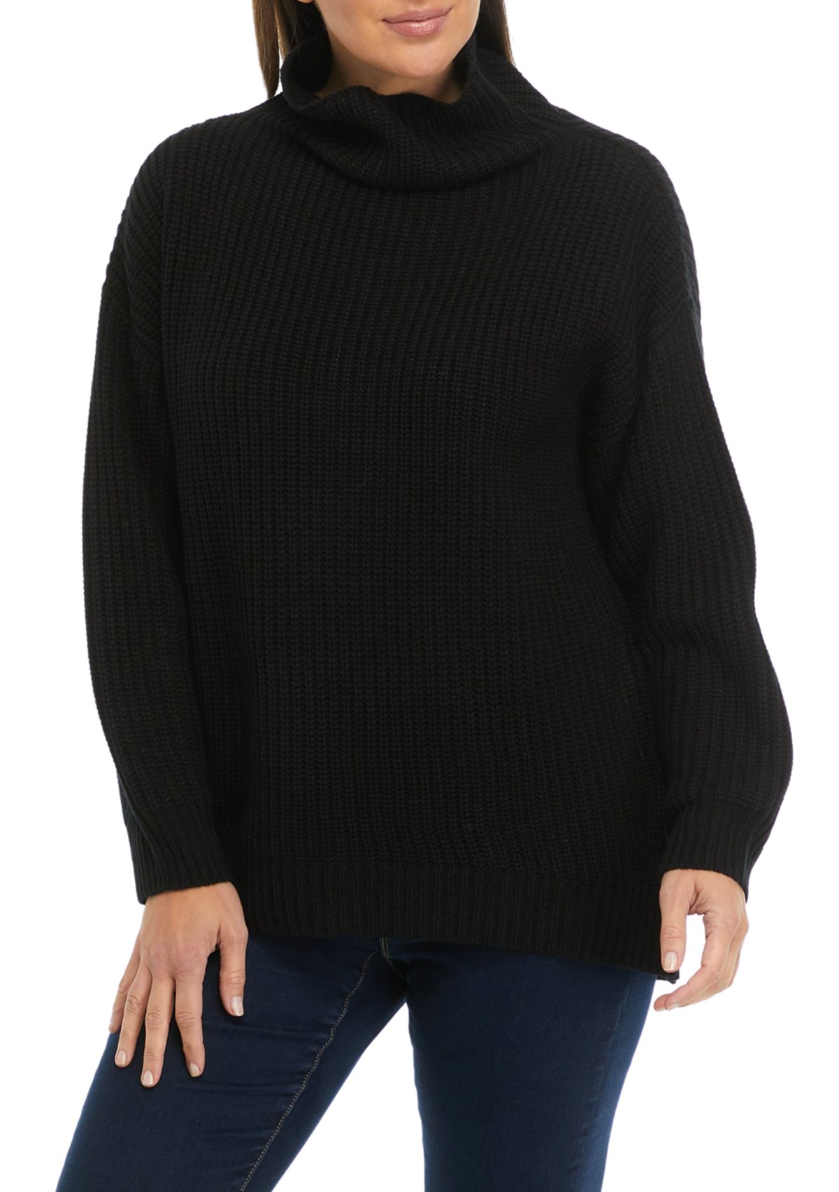 Funnel Neck Pullover 