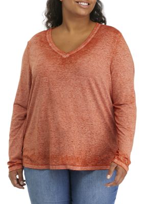 Clearance: Juniors' Plus Size Tops & Blouses | belk