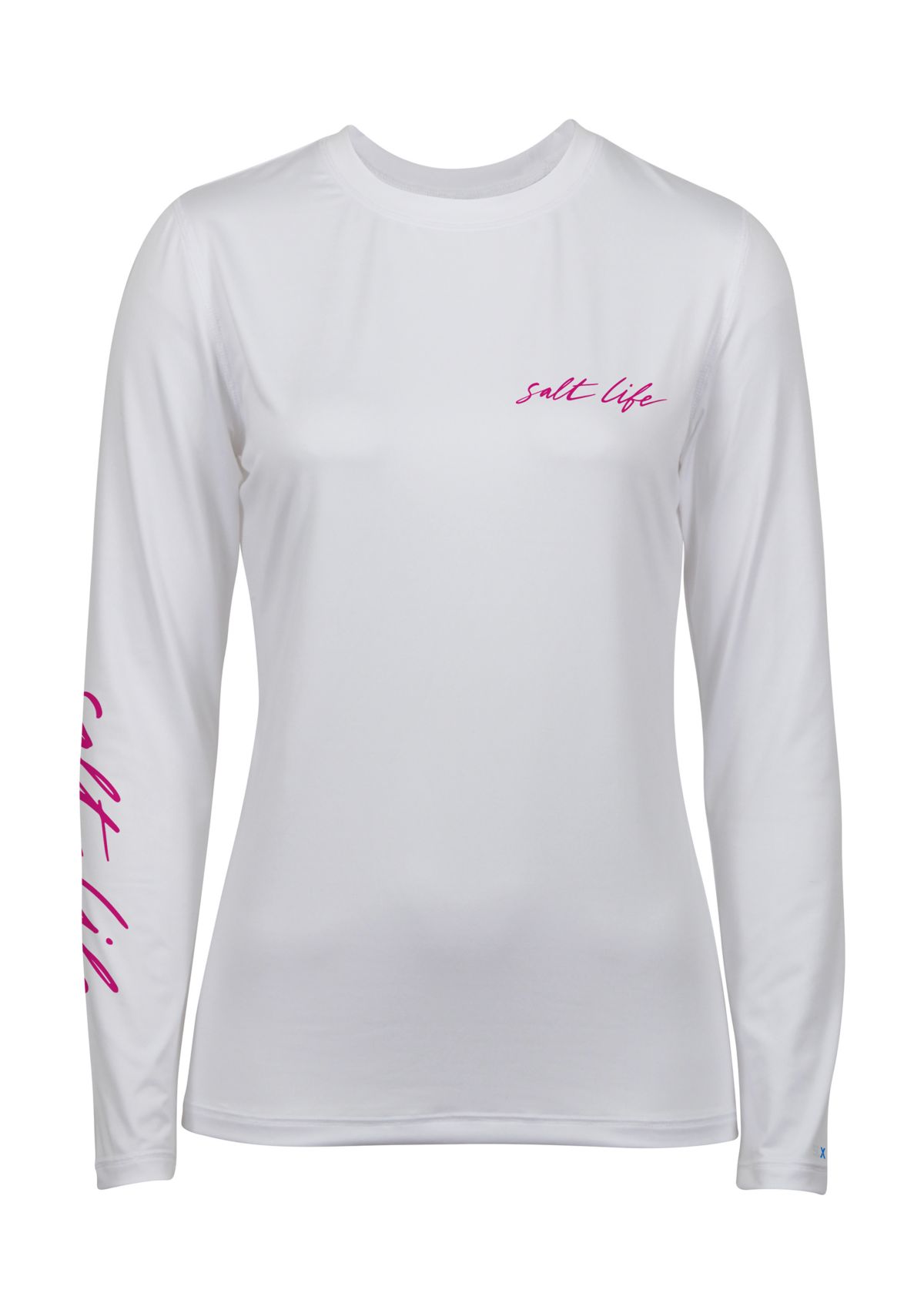 Blue Hawaiian Long Sleeve Graphic T-Shirt 