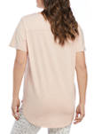 Studio Womens Short Sleeve Tiger Graphic T-Shirt 