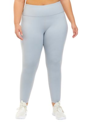 ZELOS Plus Size Brushed Lined 7/8 Leggings