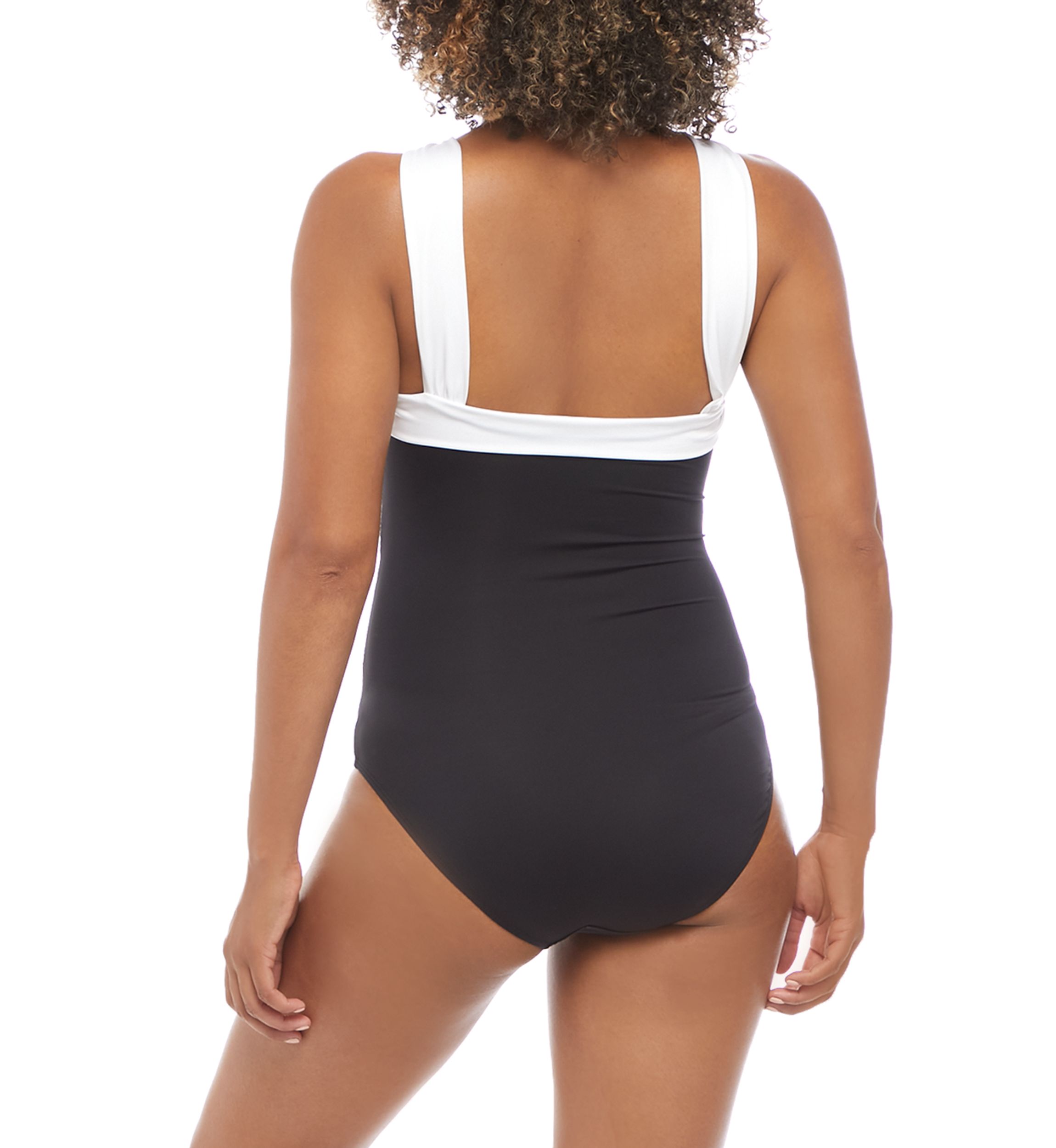 High Neck One Piece Swimsuit 