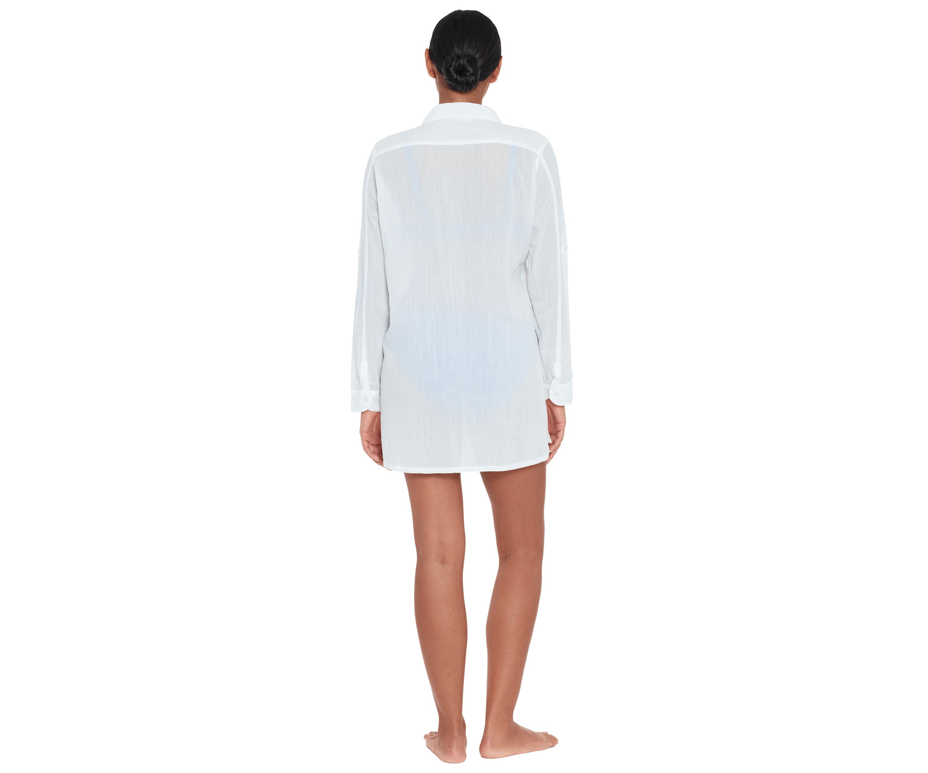 Camp Shirt Swim Cover Up