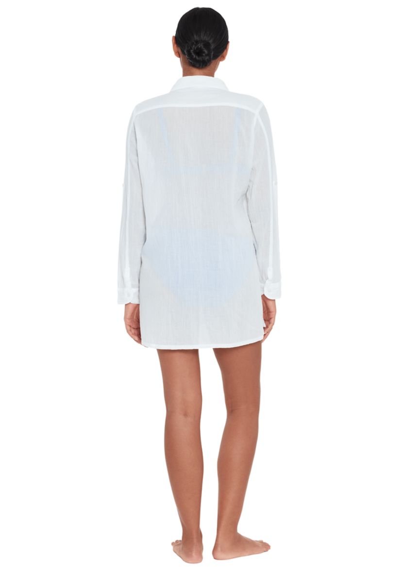 Camp Shirt Swim Cover Up