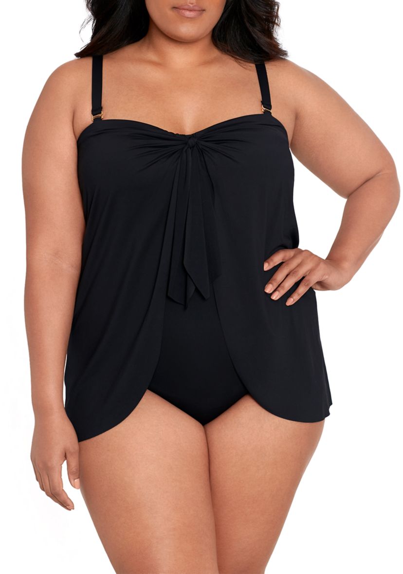  Plus Size Flyaway One Piece Swimsuit