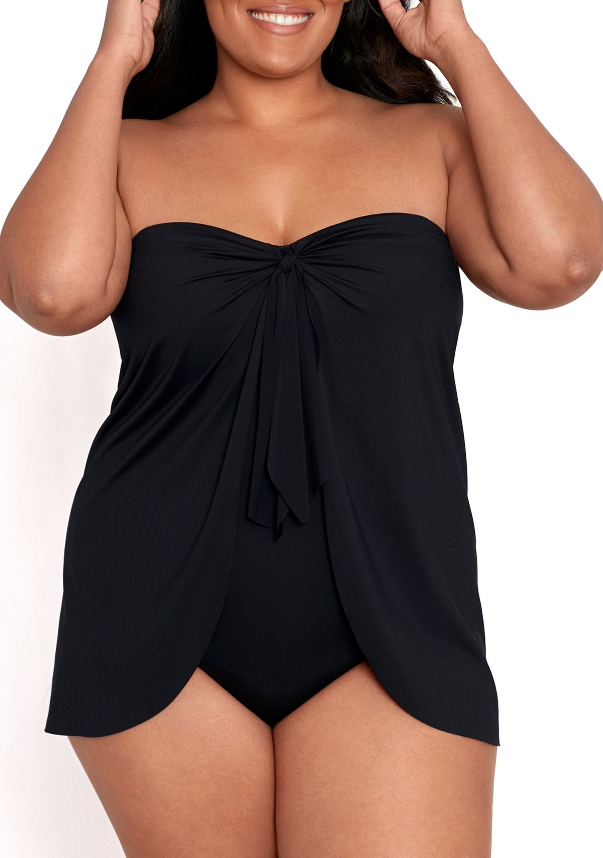  Plus Size Flyaway One Piece Swimsuit