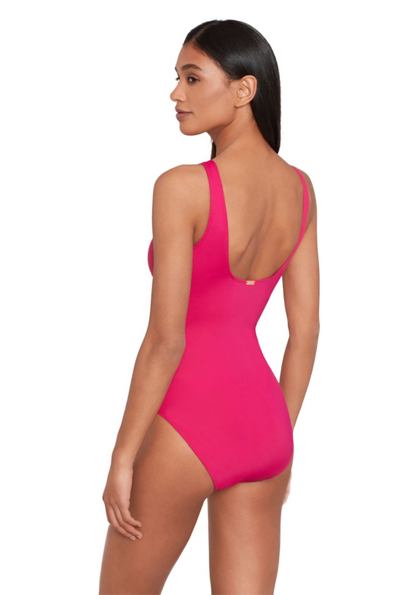 Ring Over the Shoulder One Piece Swimsuit
