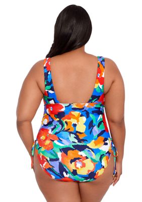 Cathalem Womens Plus Size Swimsuit Women's Plus Daphne Swim One