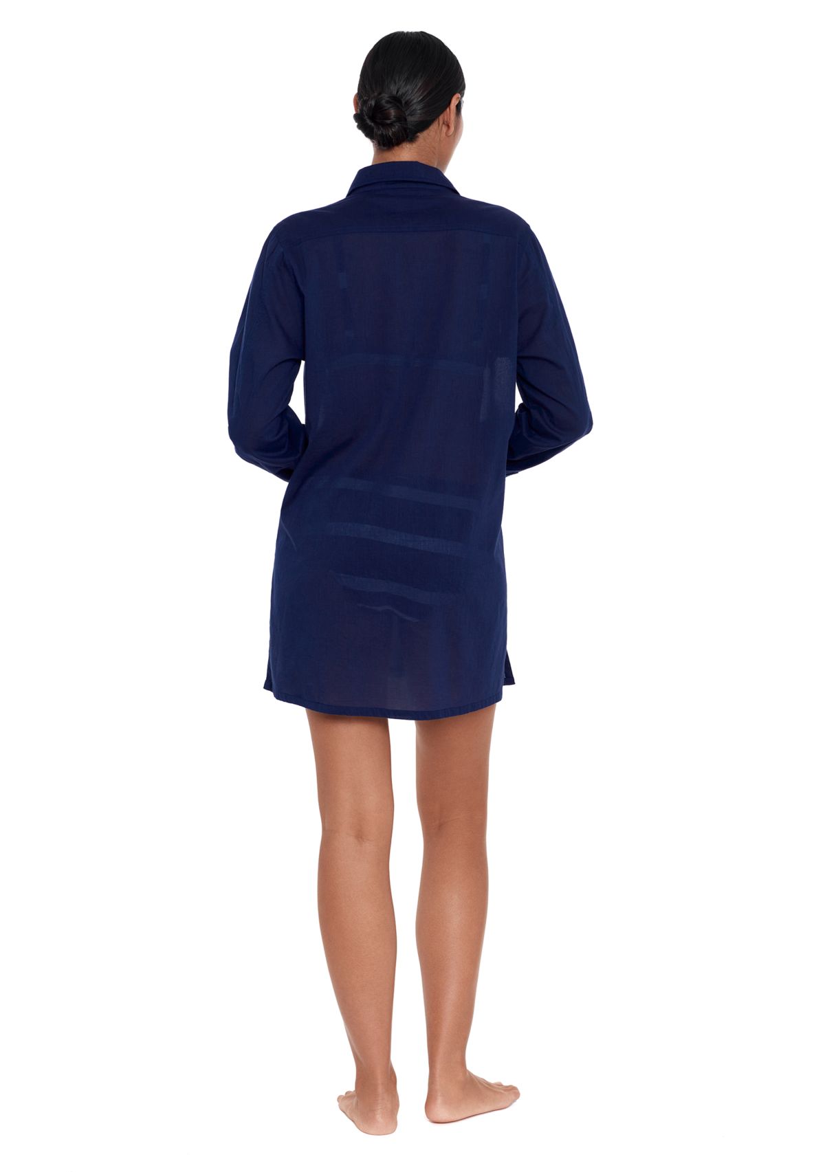 Logo Embroidered Oversized Camp Shirt