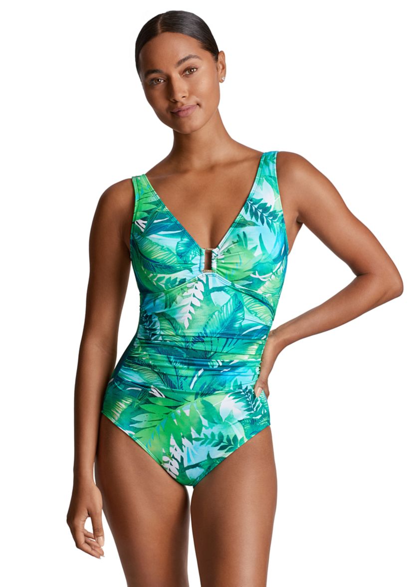 Ring Over The Shoulder One Piece Swimsuit