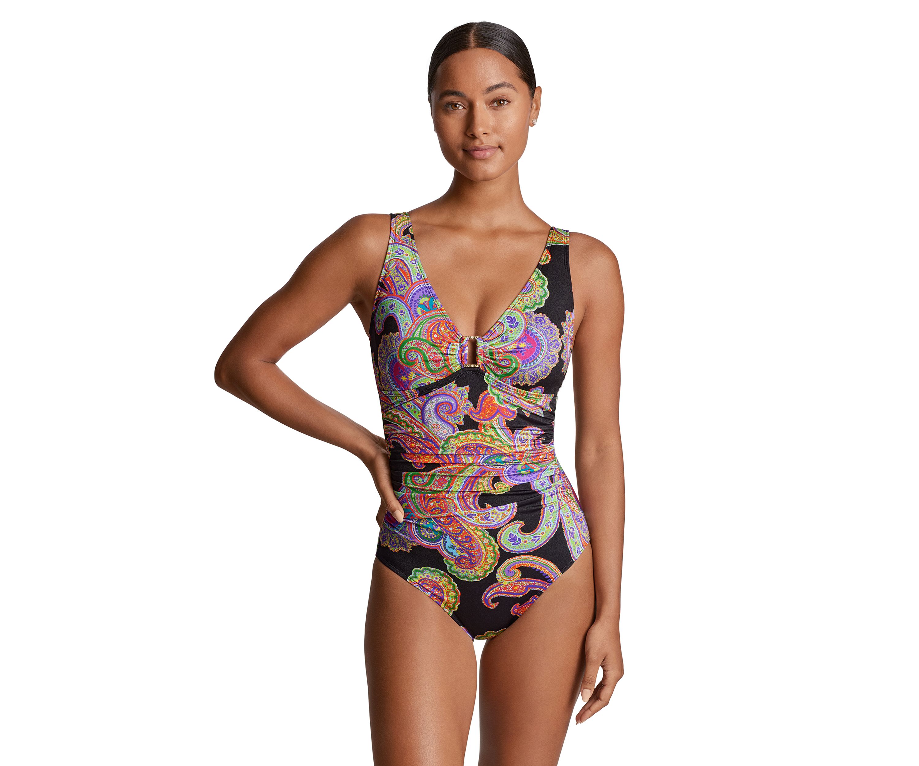 Ring Over The Shoulder One Piece Swimsuit