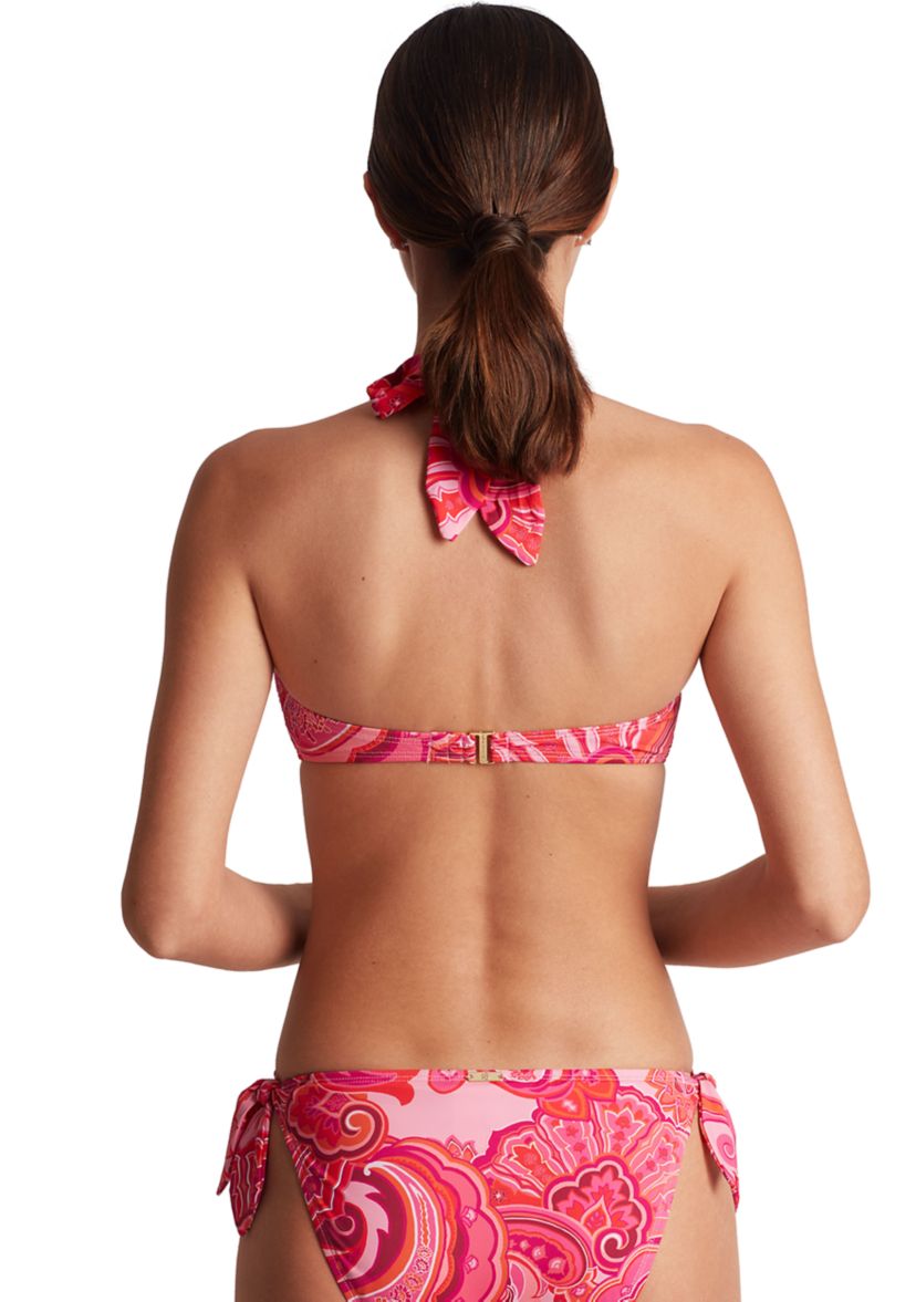 Tie Front Halter Bikini Top