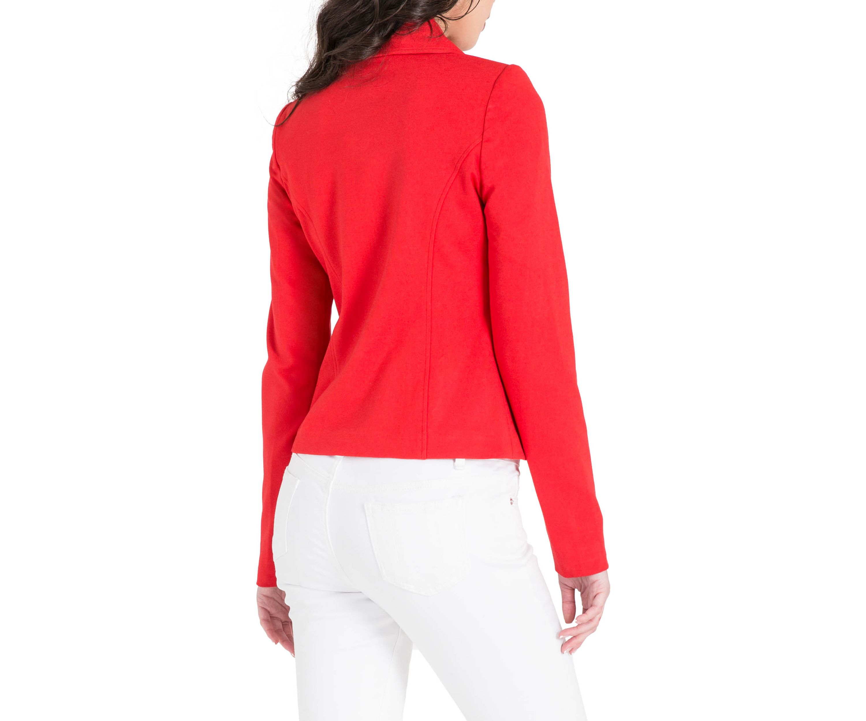 Womens Zip Front Moto Jacket