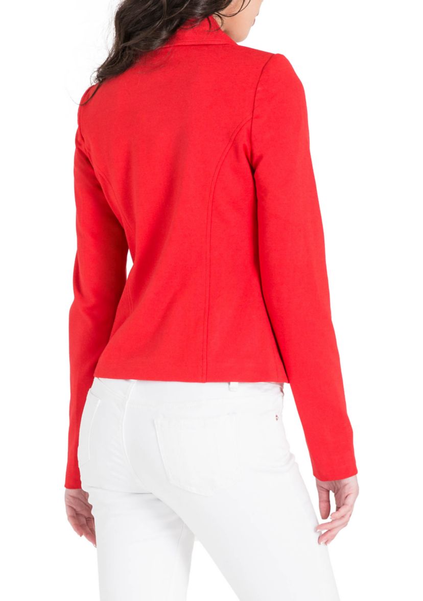 Womens Zip Front Moto Jacket