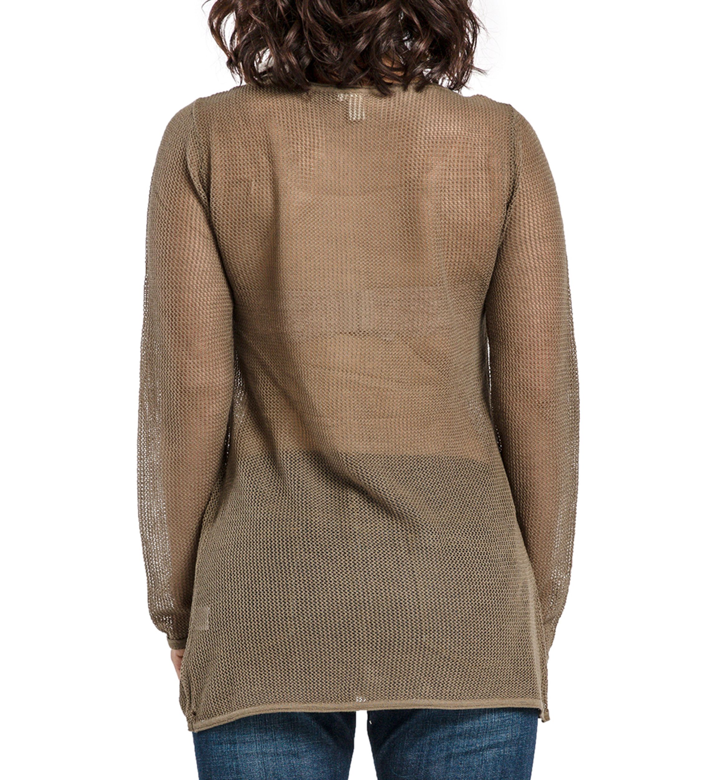 Mesh Sweater Tunic