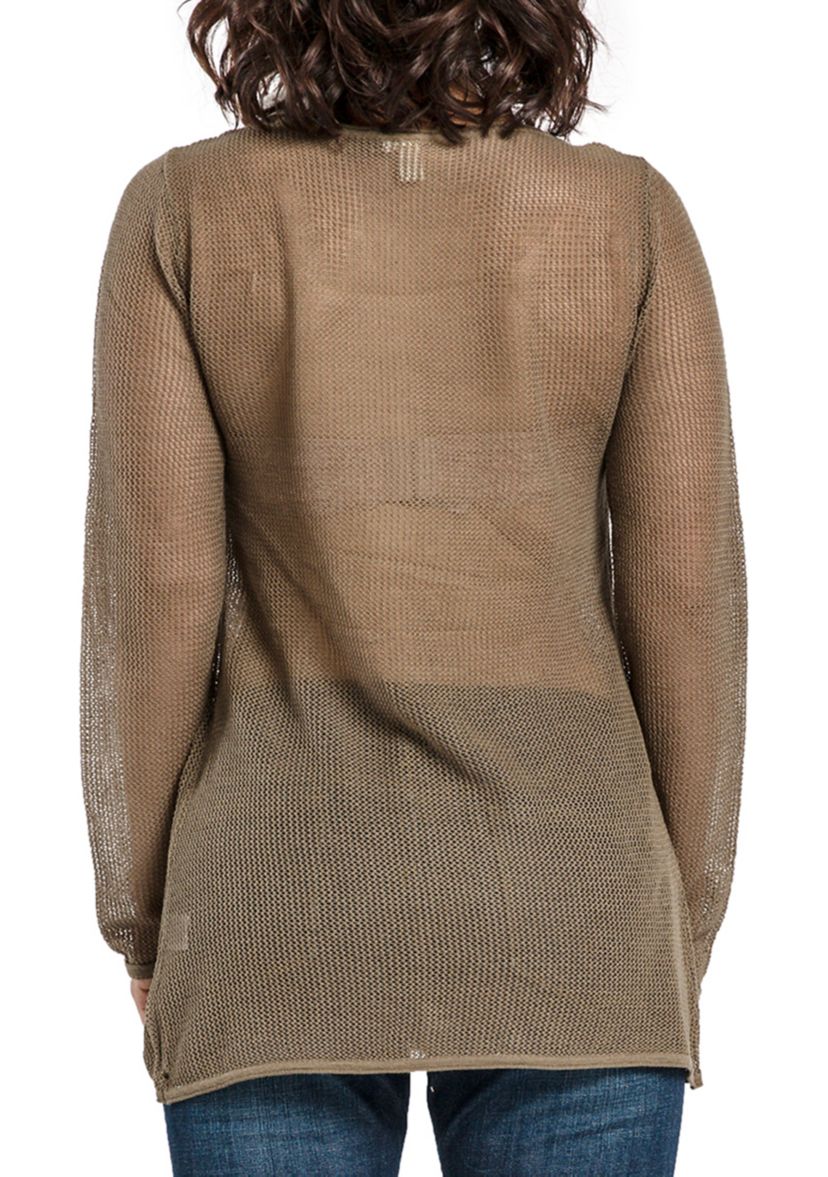 Mesh Sweater Tunic